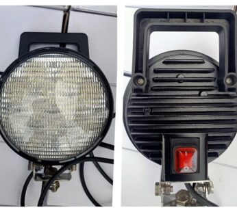 LED work light with grab handles and ON OFF switch